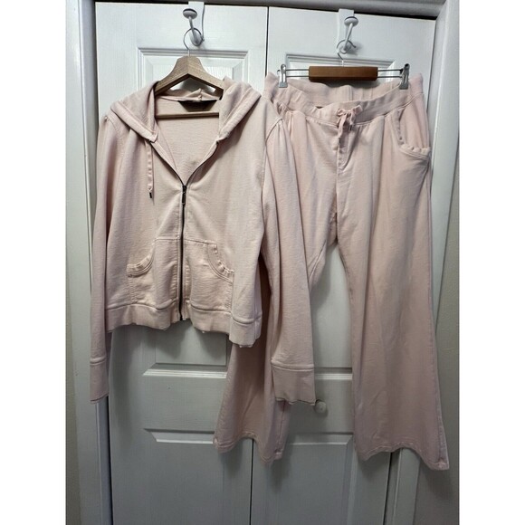 Sold Norma Kamali Track Suit Baby Pink Women’s Size XL revolve - Picture 2 of 13